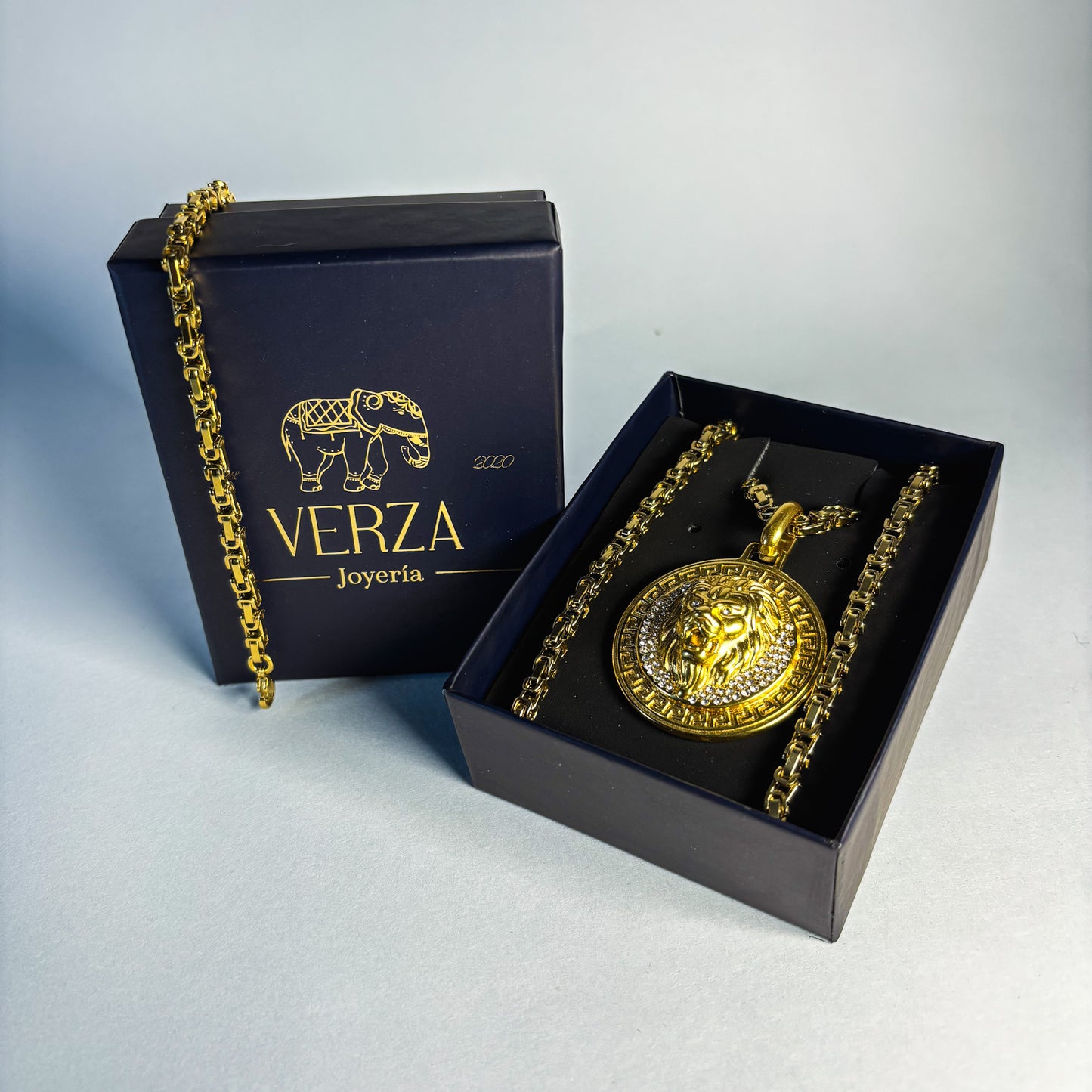 Cadena Rustica + Pulsera + Dije Opcional