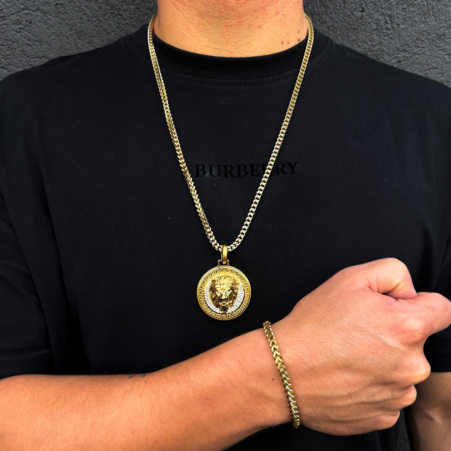 Cadena Franco + Pulsera + Dije