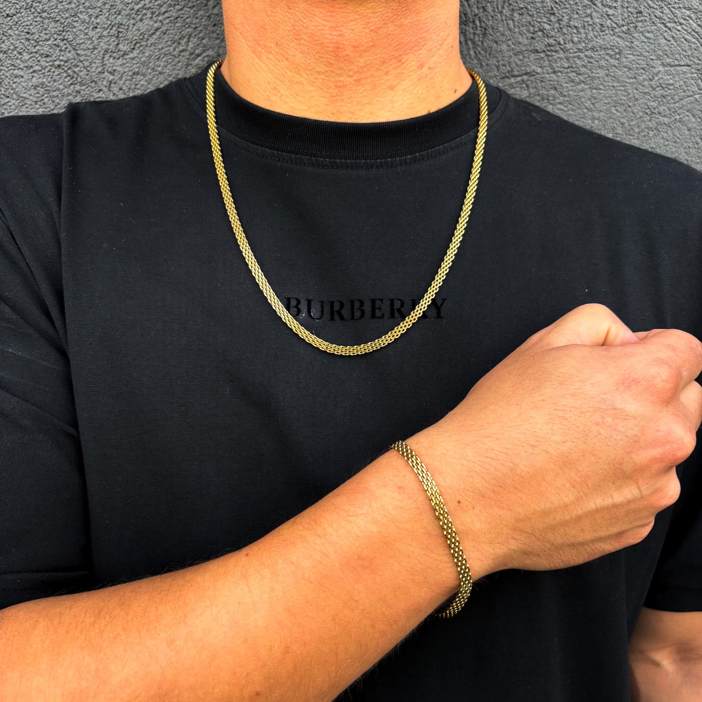 Cadena Chinesca + Pulsera +  Dije opcional