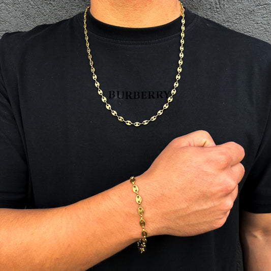 Cadena Gucci + Pulsera +  Dije Opcional