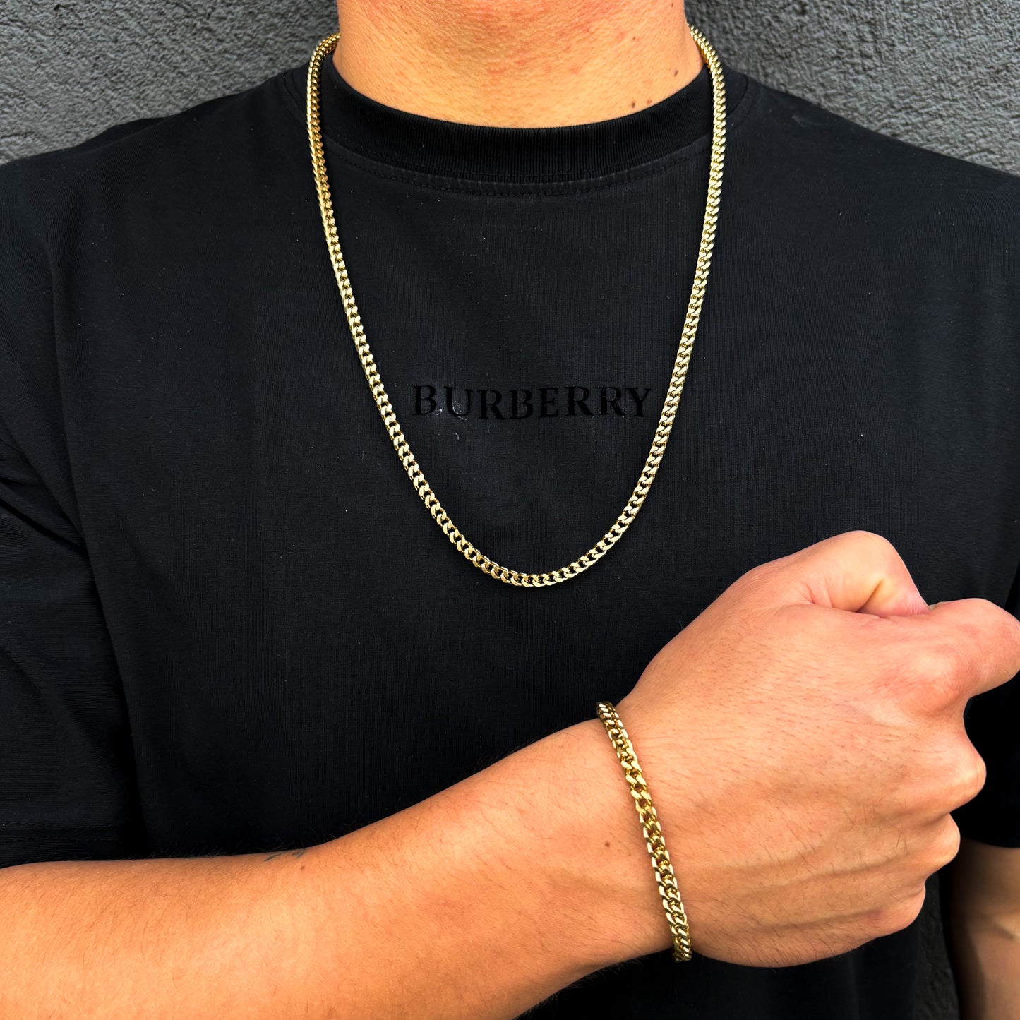 Cadena Franco + Pulsera + Dije